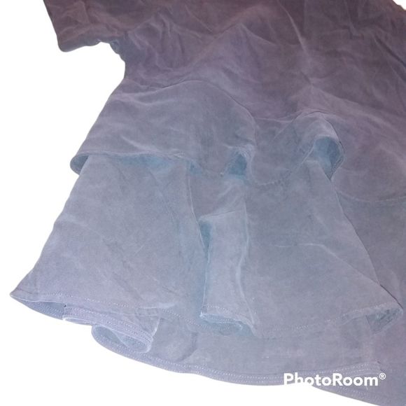 COS Navy Blue Ruffled Top - Picture 9 of 10